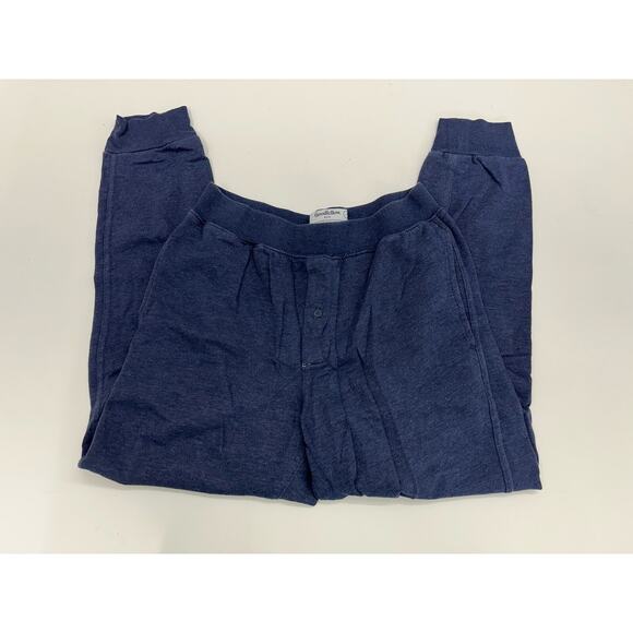 Goodfellow & Co Mens Pajama Pants Size Small Jogger Sweatpants Blue Drawstring - Picture 1 of 10